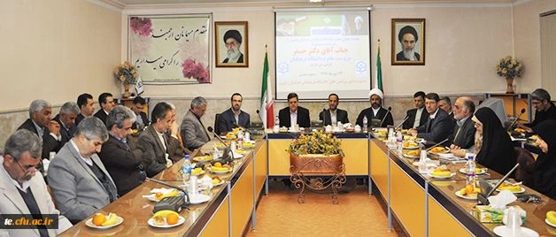 حضور دکتر خنیفر در جمع اساتید دانشگاه فرهنگیان خراسان رضوی