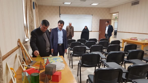 حضور دکتر ساکی معاون آموزشی و پژوهشی دانشگاه فرهنگیان در دانشگاه فرهنگیان واحد ثامن الحجج (ع) مشهد