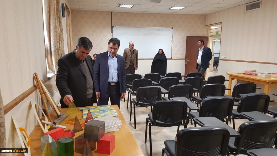 حضور دکتر ساکی معاون آموزشی و پژوهشی دانشگاه فرهنگیان در دانشگاه فرهنگیان واحد ثامن الحجج (ع) مشهد