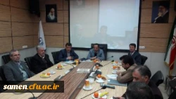 حضور دکتر مجتبوی مدیریت محترم امور پردیس های استان و دکتر نیری معاون آموزشی ، پژوهشی و فرهنگی مدیریت امور پردیس های استان در واحد دانشگاهی ثامن الحجج (ع) مشهد