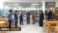 حضور دکتر مجتبوی مدیریت محترم امور پردیس های استان و دکتر نیری معاون آموزشی ، پژوهشی و فرهنگی مدیریت امور پردیس های استان در واحد دانشگاهی ثامن الحجج (ع) مشهد