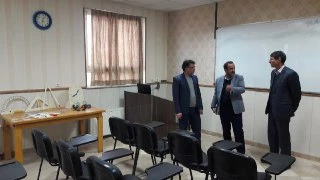 حضور دکتر مجتبوی مدیریت محترم امور پردیس های استان و دکتر نیری معاون آموزشی ، پژوهشی و فرهنگی مدیریت امور پردیس های استان در واحد دانشگاهی ثامن الحجج (ع) مشهد