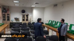 حضور دکتر مجتبوی مدیریت محترم امور پردیس های استان و دکتر نیری معاون آموزشی ، پژوهشی و فرهنگی مدیریت امور پردیس های استان در واحد دانشگاهی ثامن الحجج (ع) مشهد