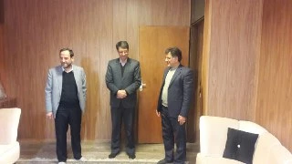 حضور دکتر مجتبوی مدیریت محترم امور پردیس های استان و دکتر نیری معاون آموزشی ، پژوهشی و فرهنگی مدیریت امور پردیس های استان در واحد دانشگاهی ثامن الحجج (ع) مشهد