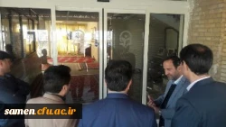 حضور دکتر مجتبوی مدیریت محترم امور پردیس های استان و دکتر نیری معاون آموزشی ، پژوهشی و فرهنگی مدیریت امور پردیس های استان در واحد دانشگاهی ثامن الحجج (ع) مشهد