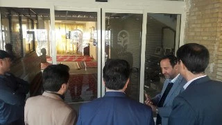 حضور دکتر مجتبوی مدیریت محترم امور پردیس های استان و دکتر نیری معاون آموزشی ، پژوهشی و فرهنگی مدیریت امور پردیس های استان در واحد دانشگاهی ثامن الحجج (ع) مشهد