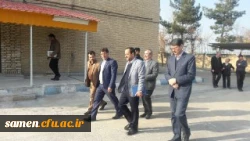 حضور دکتر مجتبوی مدیریت محترم امور پردیس های استان و دکتر نیری معاون آموزشی ، پژوهشی و فرهنگی مدیریت امور پردیس های استان در واحد دانشگاهی ثامن الحجج (ع) مشهد