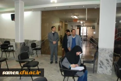 بازدید دکتر مجتبوی مدیریت محترم امور پردیس های استان خراسان رضوی  از روند برگزاری امتحانات