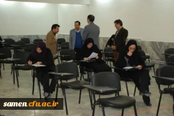 بازدید دکتر مجتبوی مدیریت محترم امور پردیس های استان خراسان رضوی  از روند برگزاری امتحانات