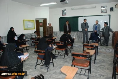 بازدید دکتر مجتبوی مدیریت محترم امور پردیس های استان خراسان رضوی  از روند برگزاری امتحانات