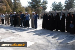 تجدید میثاق کارکنان دانشگاه فرهنگیان خراسان رضوی با شهدای انقلاب اسلامی