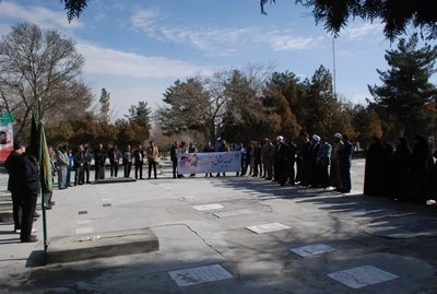 تجدید میثاق کارکنان دانشگاه فرهنگیان خراسان رضوی با شهدای انقلاب اسلامی