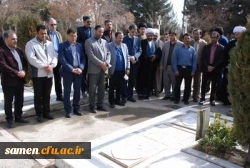 تجدید میثاق کارکنان دانشگاه فرهنگیان خراسان رضوی با شهدای انقلاب اسلامی