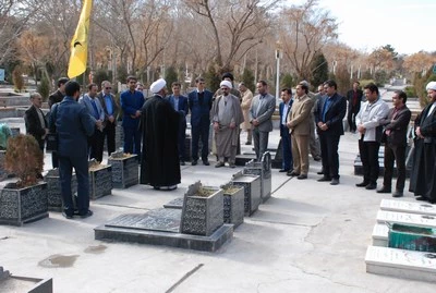 تجدید میثاق کارکنان دانشگاه فرهنگیان خراسان رضوی با شهدای انقلاب اسلامی