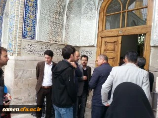 مراسم گرامی داشت روز زن ولادت حضرت فاطمه زهرا (س) و تجدید میثاق کارکنان دانشگاه فرهنگیان خراسان رضوی با امام رئوف