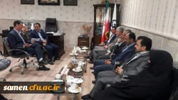 دیدار جمعی از کارکنان واحد دانشگاه ثامن الحجج با دکتر مجتبوی  مدیریت امور پردیس های دانشگاه فرهنگیان خراسان رضوی