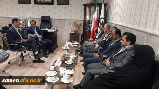 دیدار جمعی از کارکنان واحد دانشگاه ثامن الحجج با دکتر مجتبوی  مدیریت امور پردیس های دانشگاه فرهنگیان خراسان رضوی