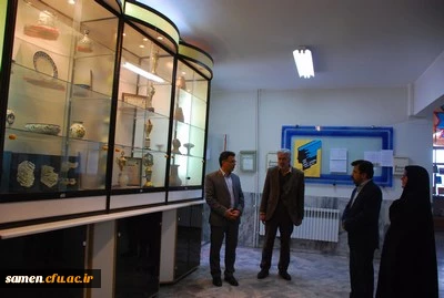 آئین افتتاحیه غرفه آثار هنرهای تجسمی دانشجویان دانشگاه فرهنگیان واحد ثامن الحجج (ع) مشهد