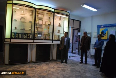 آئین افتتاحیه غرفه آثار هنرهای تجسمی دانشجویان دانشگاه فرهنگیان واحد ثامن الحجج (ع) مشهد