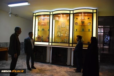 آئین افتتاحیه غرفه آثار هنرهای تجسمی دانشجویان دانشگاه فرهنگیان واحد ثامن الحجج (ع) مشهد