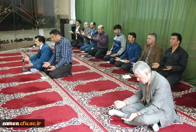 برگزاری مراسم معنوی زیارت عاشورا دانشگاه فرهنگیان واحد ثامن الحجج (ع) مشهد