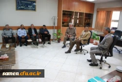 دیدار مسئولین و جمعی از کارکنان دانشگاه فرهنگیان واحد ثامن الحجج (ع) با معاونین امور پردیسهای دانشگاه فرهنگیان خراسان رضوی