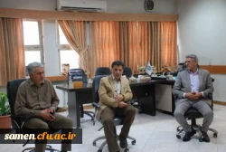 دیدار مسئولین و جمعی از کارکنان دانشگاه فرهنگیان واحد ثامن الحجج (ع) با معاونین امور پردیسهای دانشگاه فرهنگیان خراسان رضوی