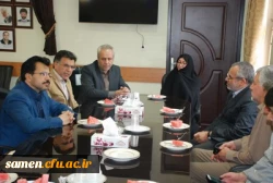 دیدار مسئولین و جمعی از کارکنان دانشگاه فرهنگیان واحد ثامن الحجج (ع) با معاونین امور پردیسهای دانشگاه فرهنگیان خراسان رضوی