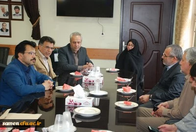 دیدار مسئولین و جمعی از کارکنان دانشگاه فرهنگیان واحد ثامن الحجج (ع) با معاونین امور پردیسهای دانشگاه فرهنگیان خراسان رضوی