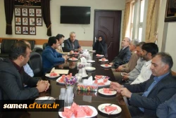 دیدار مسئولین و جمعی از کارکنان دانشگاه فرهنگیان واحد ثامن الحجج (ع) با معاونین امور پردیسهای دانشگاه فرهنگیان خراسان رضوی