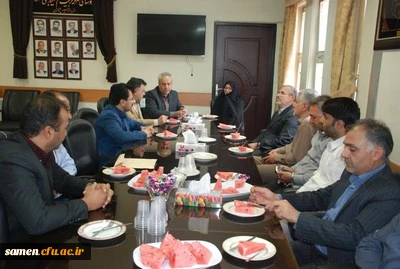 دیدار مسئولین و جمعی از کارکنان دانشگاه فرهنگیان واحد ثامن الحجج (ع) با معاونین امور پردیسهای دانشگاه فرهنگیان خراسان رضوی