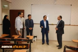 بازدید مهندس رضایی سرپرست مرکز هوشمند سازی دانشگاه فرهنگیان از واحد دانشگاهی ثامن الحجج (ع) مشهد