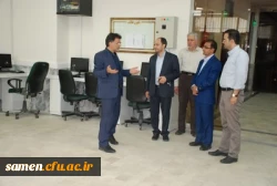 بازدید مهندس رضایی سرپرست مرکز هوشمند سازی دانشگاه فرهنگیان از واحد دانشگاهی ثامن الحجج (ع) مشهد
