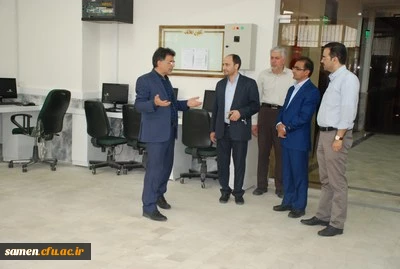 بازدید مهندس رضایی سرپرست مرکز هوشمند سازی دانشگاه فرهنگیان از واحد دانشگاهی ثامن الحجج (ع) مشهد