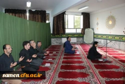 برگزاری مراسم عزاداری دهه اول محرم در دانشگاه فرهنگیان واحد ثامن الحجج (ع) مشهد