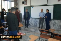 حضور دکتر میرشجاعیان ریاست محترم واحد دانشگاهی ثامن الحجج (ع) در کلاس های آموزشی