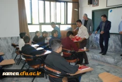 حضور دکتر میرشجاعیان ریاست محترم واحد دانشگاهی ثامن الحجج (ع) در کلاس های آموزشی