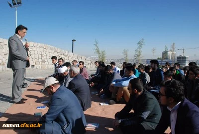 برگزاری مراسم زیارت عاشورا در بوستان فرهنگی و تفریحی کوهسنگی ( جبل النور )