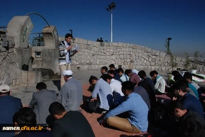 برگزاری مراسم زیارت عاشورا در بوستان فرهنگی و تفریحی کوهسنگی ( جبل النور )