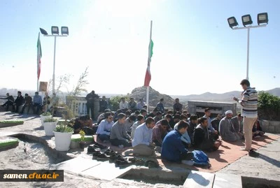 برگزاری مراسم زیارت عاشورا در بوستان فرهنگی و تفریحی کوهسنگی ( جبل النور )