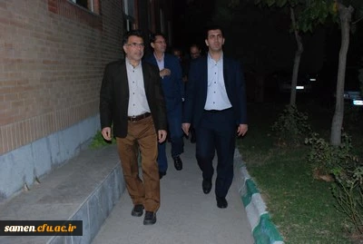 بازدید مسئولین و مهندسین دانشگاه