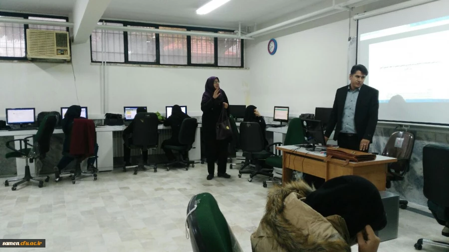 اولین کارگاه پژوهشی با عنوان (( آشنایی با پایگاه های اطلاعاتی و نحوه جستجو در آنها ))