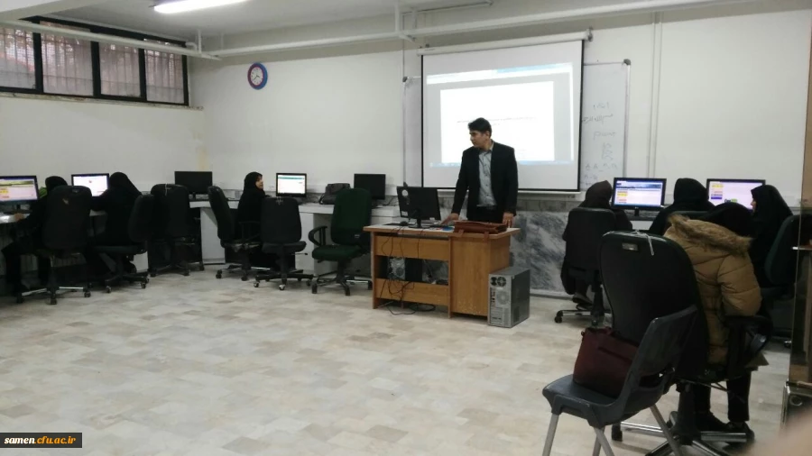 اولین کارگاه پژوهشی با عنوان (( آشنایی با پایگاه های اطلاعاتی و نحوه جستجو در آنها ))