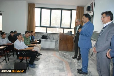 حضور دکتر محمدی مشاور عالی ریاست دانشگاه و معاون فرهنگی و اجتماعی دانشگاه فرهنگیان در واحد دانشگاهی ثامن الحجج (ع) مشهد