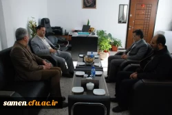 نشست صمیمی دکتر میرشجاعیانبا جناب آقای جوانشیری رئیس آموزش و پرورش ناحیه 6 مشهد