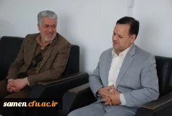 نشست صمیمی دکتر میرشجاعیانبا جناب آقای جوانشیری رئیس آموزش و پرورش ناحیه 6 مشهد