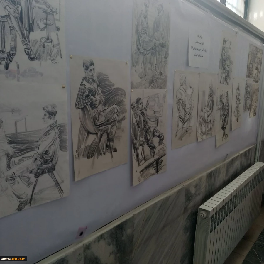 برگزاری نمایشگاه هنرهای تجسمی در واحد دانشگاه ثامن الحجج (ع) مشهد