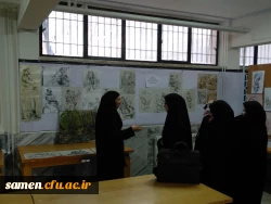 برگزاری نمایشگاه هنرهای تجسمی در واحد دانشگاه ثامن الحجج (ع) مشهد