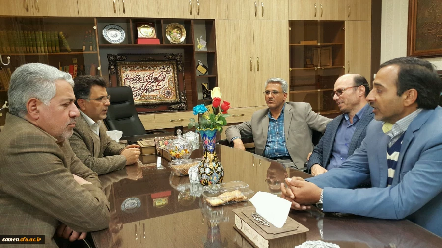 حضور آقای دکتر وزیری معاون محترم توسعه منابع و امور دانشجویی امور پردیس های دانشگاه فرهنگیان استان خراسان رضوی