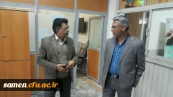 حضور آقای دکتر وزیری معاون محترم توسعه منابع و امور دانشجویی امور پردیس های دانشگاه فرهنگیان استان خراسان رضوی